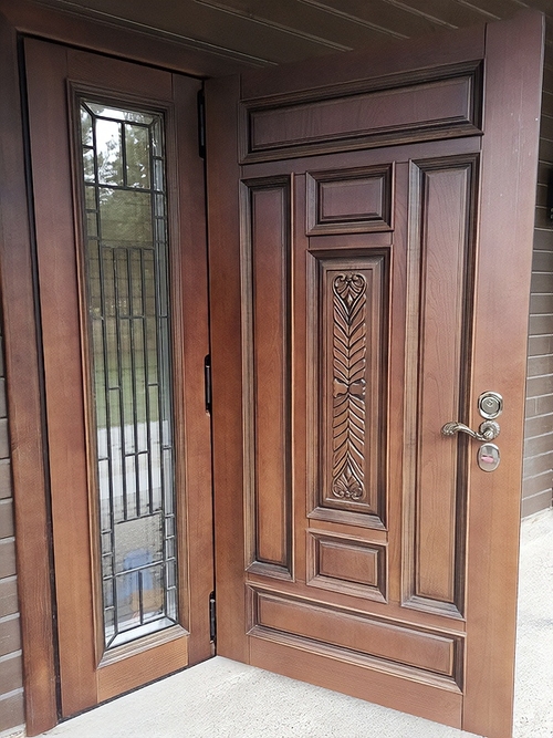 Термодверь с ковкой Термодверь с ковкой